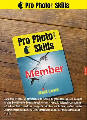 ProPhotoSkills Membership Bereich als Zugang zu exklusiven Fotografie-Inhalten, Guides und professionellem Wissen für Fotograf:innen