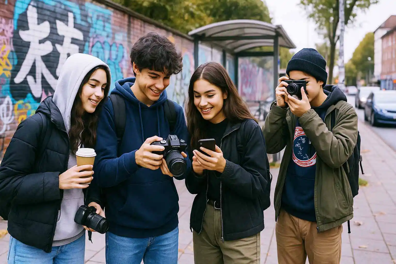 Das Lehrteam beim freien Projekt Das Lehrteam beim freien Projekt